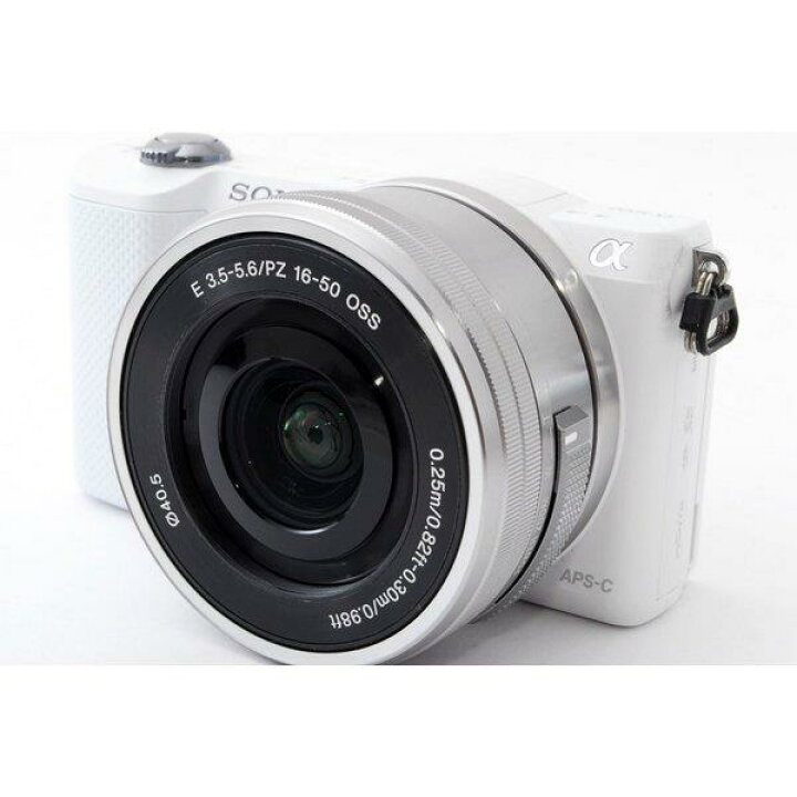楽天市場】【中古】 ソニー SONY α5000 ホワイトレンズキット 美品 自 
