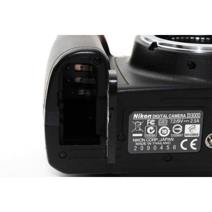 楽天市場】【中古】ニコン Nikon D3000 レンズキット ブラック 美品  