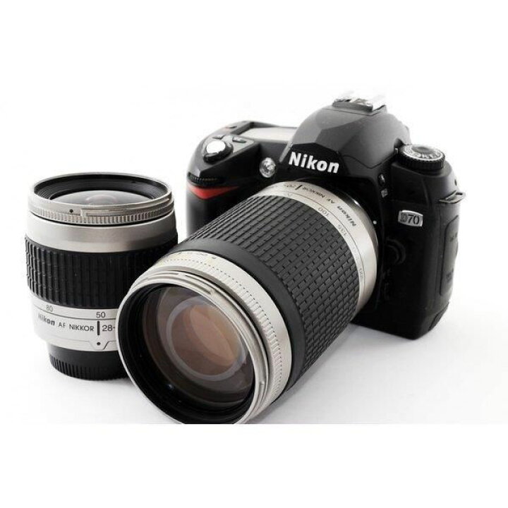 楽天市場】【中古】 ニコン Nikon D70 標準&超望遠300ミリ ダブル 