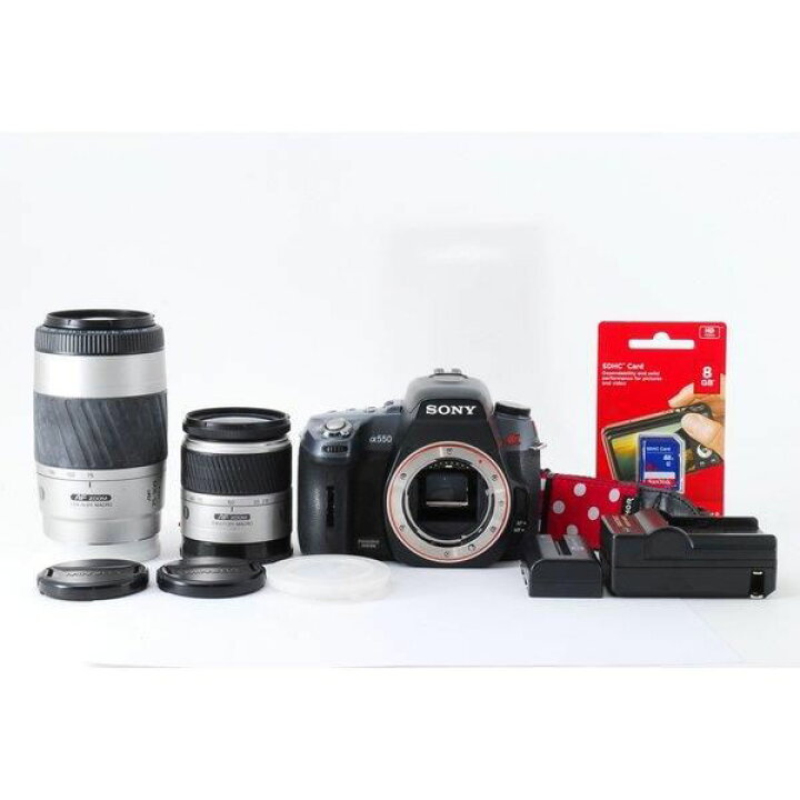 楽天市場】【中古】 ソニー SONY α550 DSLR-A550 標準&超望遠ダブル 