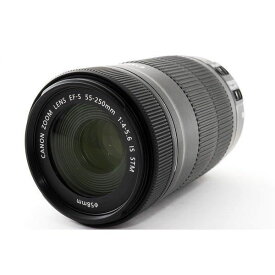 【6/1限定!全品P3倍】【中古】キヤノン Canon EF-S 55-250mm IS STM 美品 EF-Sマウント 望遠ズームレンズ