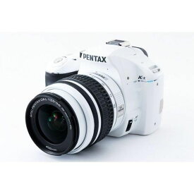 【中古】ペンタックス PENTAX K-x ホワイト レンズキット 美品 ストラップ付き