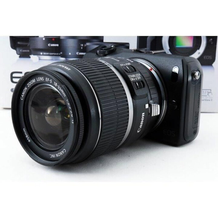 楽天市場】【中古】 キヤノン Canon EOS M ブラック レンズキット 美品 