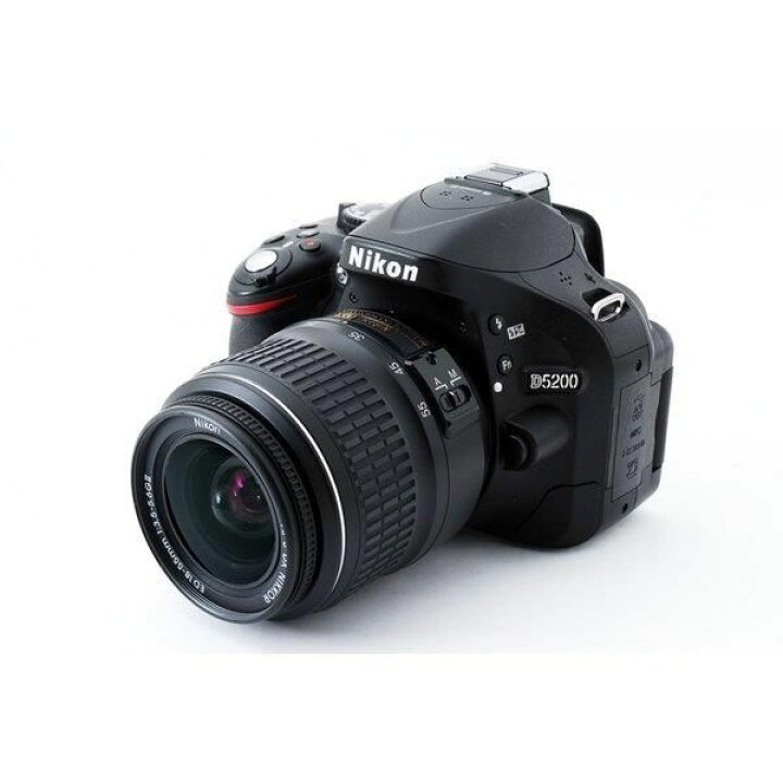 楽天市場】【中古】 ニコン Nikon D5200 レンズキット ブラック 美品 