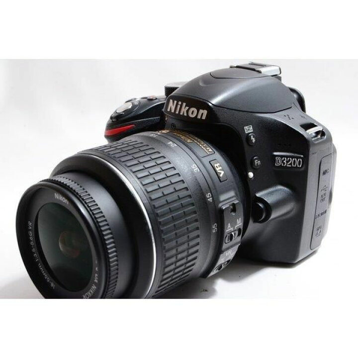 楽天市場】【中古】ニコン Nikon D3200 レンズキット ブラック 美品  