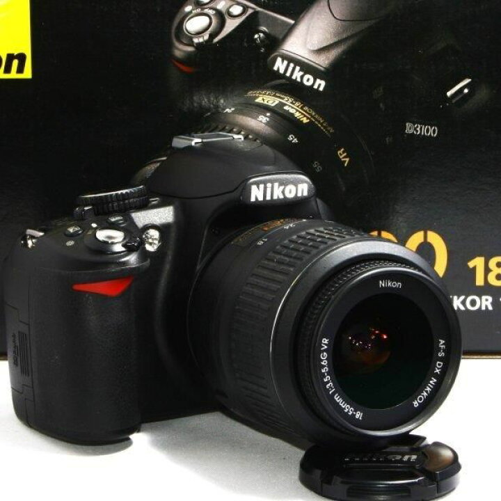 楽天市場】【中古】ニコン Nikon D3100 レンズキット ブラック 美品  