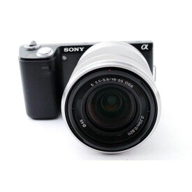 【6/4~6/11限定!最大4,000円OFF&6/5, 6/10限定で最大P3倍】【中古】ソニー SONY NEX-5N ブラック レンズキット 美品 外付けフラッシュSDカード付き