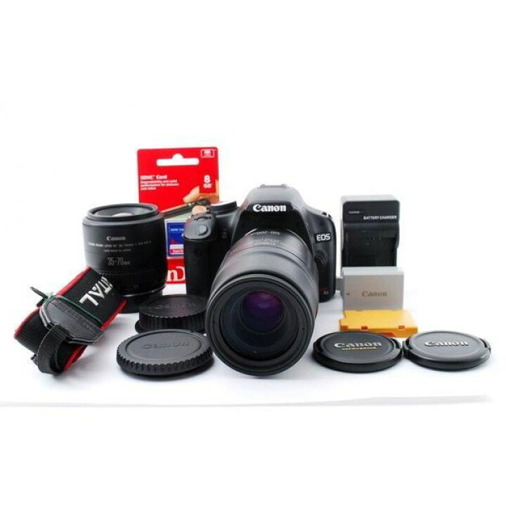 楽天市場】【中古】 キヤノン Canon EOS Kiss X3 標準&望遠ダブル 