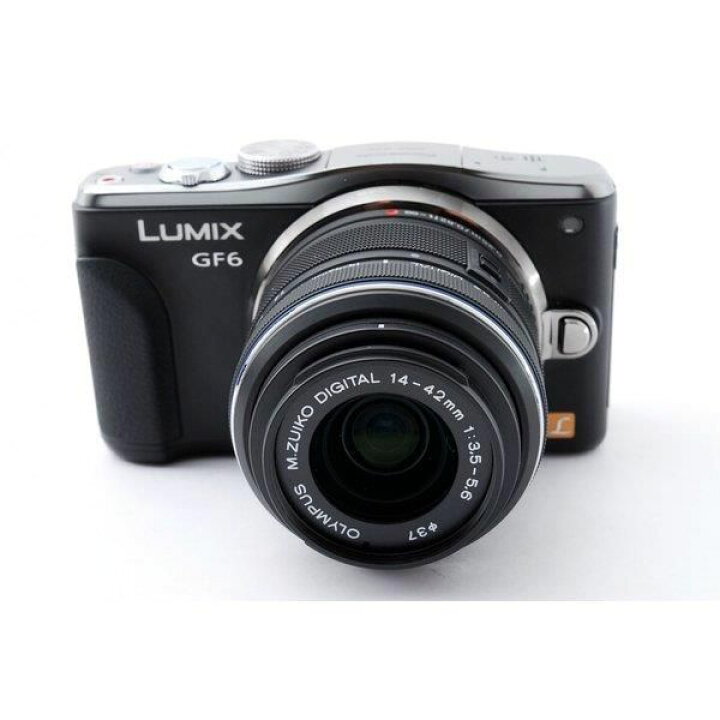 楽天市場】【中古】 パナソニック Panasonic DMC-GF6 ブラック レンズ 