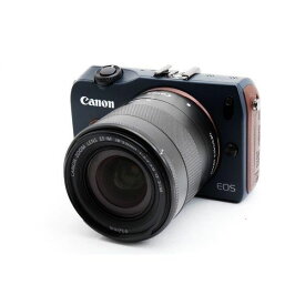 【4/24~4/27限定!最大4,000円OFF&4/25限定で最大P3倍】【中古】キヤノン Canon EOS M ベイブルー レンズキット 美品 SDカードストラップ付き