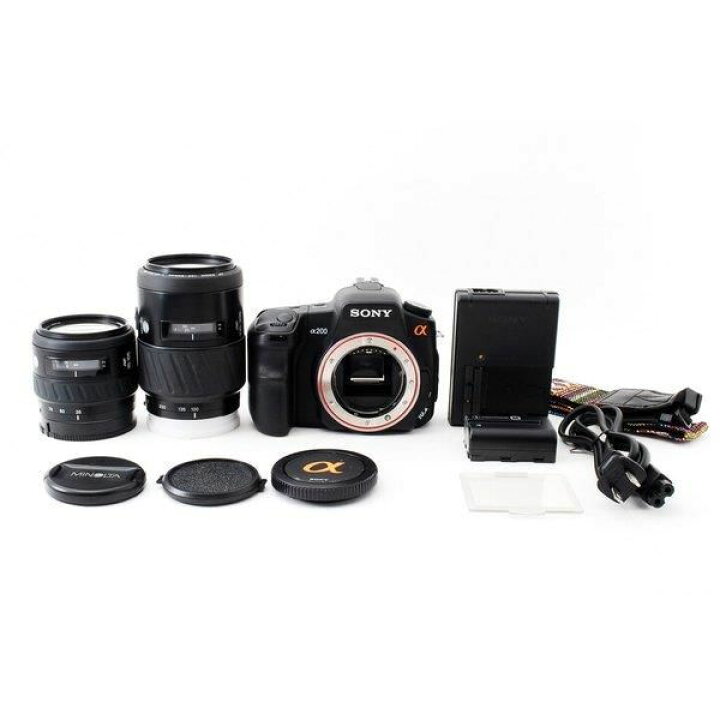 楽天市場】【中古】ソニー SONY α200 DSLR-A200 初心者に最適 標準&超  