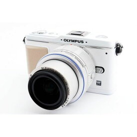 【4/24~4/27限定!最大4,000円OFF&4/25限定で最大P3倍】【中古】オリンパス OLYMPUS E-P1 ホワイト レンズキット 美品 小型軽量 SDカード付き