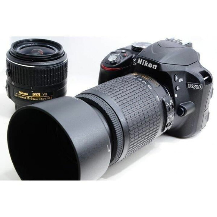 楽天市場】【中古】ニコン Nikon D3300 標準&望遠ダブルレンズセット  