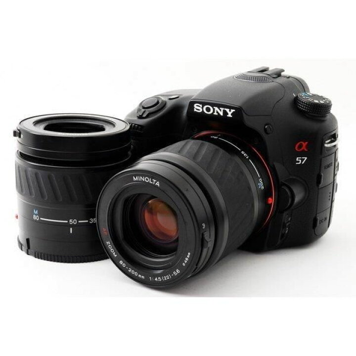 楽天市場】【中古】 ソニー SONY α57 SLT-A57 標準&望遠ダブルズーム 