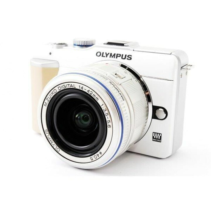 楽天市場】【中古】 オリンパス OLYMPUS E-PL1 ホワイト レンズセット 