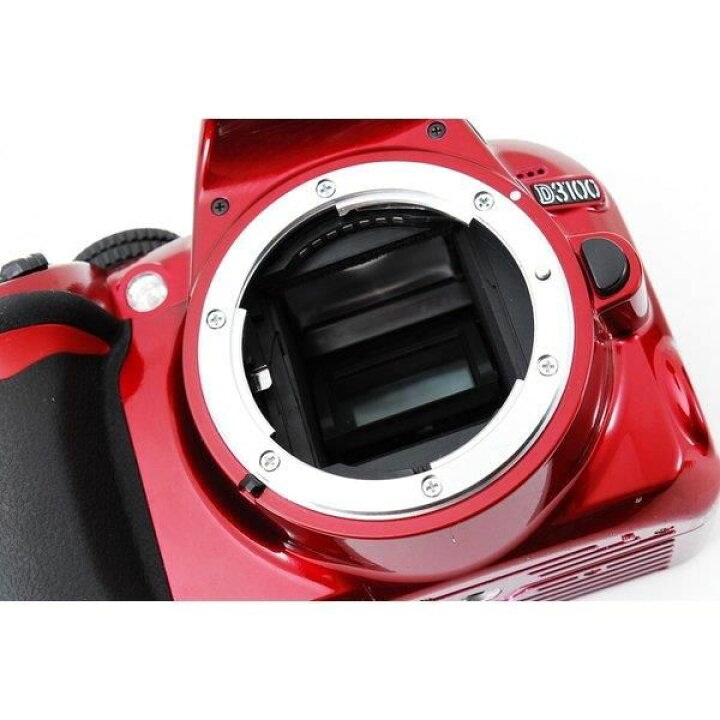 楽天市場】【中古】 ニコン Nikon D3100 レンズキット レッド 希少品 