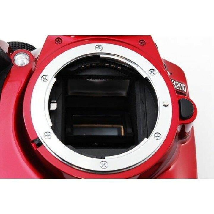 楽天市場】【中古】 ニコン Nikon D3200 ダブルズームセット レッド 美 