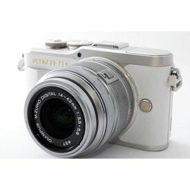 【6/4~6/11限定!最大4,000円OFF&6/5, 6/10限定で最大P3倍】【中古】オリンパス OLYMPUS E-PL9 レンズセット ホワイト 美品 Wi-Fiで SDカード付