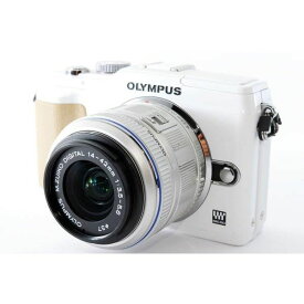 【4/24~4/27限定!最大4,000円OFF&3/25限定で最大P3倍】【中古】オリンパス OLYMPUS E-PL2 ホワイト レンズキット 美品 SDカード付