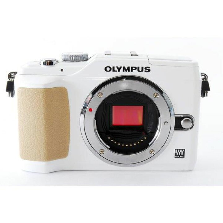 楽天市場】【中古】 オリンパス OLYMPUS E-PL2 ホワイト レンズキット 