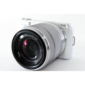 【4/24~4/27限定!最大4,000円OFF&4/25限定で最大P3倍】【中古】ソニー SONY Nex-C3 レンズキット ホワイト 美品 チルト可動式液晶モニター SDカード付き