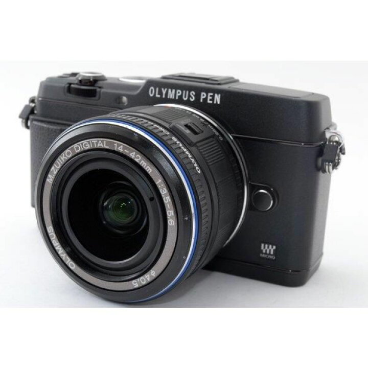 楽天市場】【中古】オリンパス OLYMPUS E-P5 レンズセット ブラック 美 