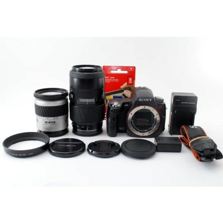 楽天市場】【中古】 ソニー SONY α55 SLT-A55V 標準・望遠ダブルズーム 