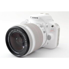【中古】 Canon EOS Kiss X7 レンズキット ホワイト★極上美品★ ストラップ付き 当店保証30日間 人気 ミラーレス 一眼レフ 交換レンズ カメラ