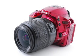 【中古】【訳あり品】Nikon D5500 レンズセット レッド [993]