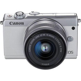 【4/24~4/27限定!最大4,000円OFF&3/25限定で最大P3倍】【中古】キヤノン Canon EOS M100 EF-M15-45 IS STM レンズキット ホワイト SDカード付き