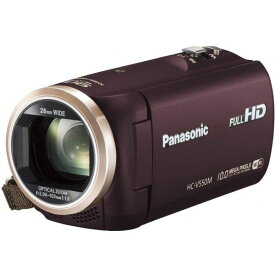 【6/1限定!全品P3倍】【中古】パナソニック Panasonic デジタルハイビジョンビデオカメラ 内蔵メモリー32GB ブラウン HC-V550M-T