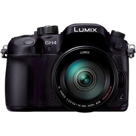 【中古】パナソニック Panasonic GH4 レンズキット 標準ズームレンズ付属 ブラック SDカード付き