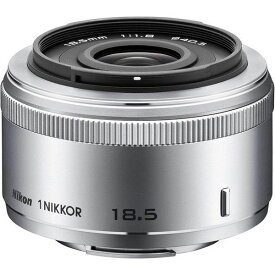 【6/1限定!全品P3倍】【中古】ニコン Nikon 単焦点レンズ 1 NIKKOR 18.5mm f/1.8 シルバー ニコンCXフォーマット専用
