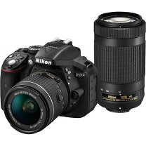 楽天市場】ニコン d5300 ダブルズームキット ブラックの通販