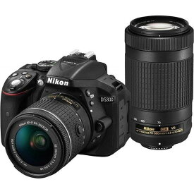 【中古】ニコン Nikon D5300 AF-P ダブルズームキット ブラック SDカード付き