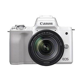 【中古】キヤノン Canon EOS Kiss M EF-M18-150 IS STM レンズキット ホワイト SDカード付き