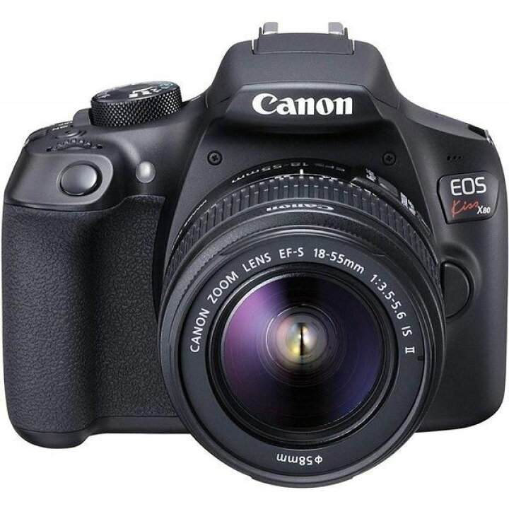 楽天市場】【中古】 キヤノン Canon EOS Kiss X80 レンズキット EF-S18 