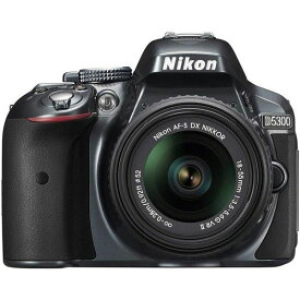 【中古】ニコン Nikon D5300 18-55mm VR II レンズキット グレー SDカード付き