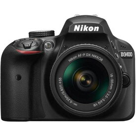 【中古】ニコン Nikon D3400 AF-P 18-55 VR レンズキット ブラック SDカード付き