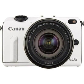 【中古】キヤノン Canon EOS M2 EF-M18-55 IS STM レンズキット ホワイト SDカード付き