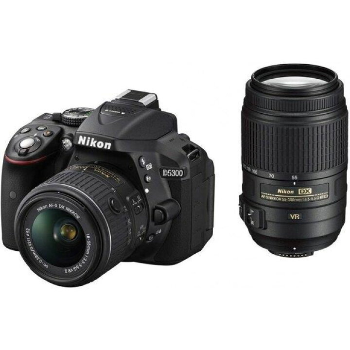 楽天市場】【中古】 ニコン Nikon D5300 ダブルズームキット ブラック 