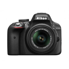 【中古】ニコン Nikon D3300 18-55 VR IIレンズキット ブラック SDカード付き