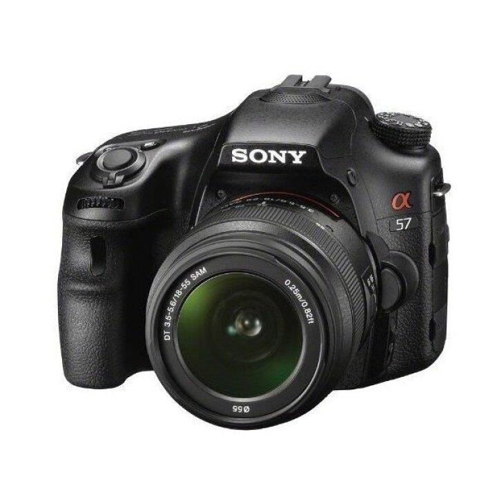楽天市場】【中古】ソニー SONY α57 ズームレンズキット DT 18-55mm F3 