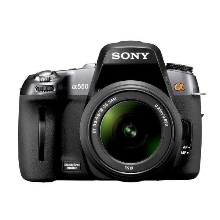 楽天市場】【中古】 ソニー SONY α550 ズームレンズキット DT 18-55mm 