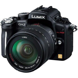 【中古】パナソニック Panasonic GH2 レンズキット 高倍率ズームレンズ付属 ブラック SDカード付き