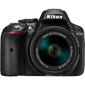 【中古】ニコン Nikon D5300 AF-P 18-55 VR レンズキット ブラック D5300LKP18-55 SDカード付き