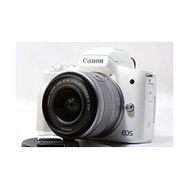 【中古】キヤノン Canon EOS Kiss M ホワイト EOSKISSMWH1545ISLK SDカード付き