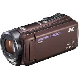 【6/1限定!全品P3倍】【中古】JVCケンウッド KENWOOD ビデオカメラ EVERIO 防水 防塵 内蔵メモリー32GB ブラウン GZ-R300-T