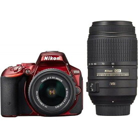 【4/24~4/27限定!最大4,000円OFF&4/25限定で最大P3倍】【中古】ニコン Nikon D5500 ダブルズームキット レッド SDカード付き