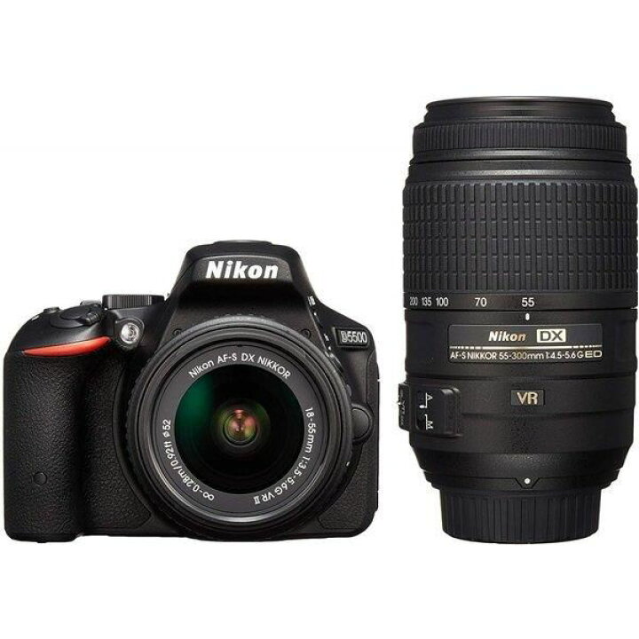 楽天市場】【中古】 ニコン Nikon D5500 ダブルズームキット ブラック 
